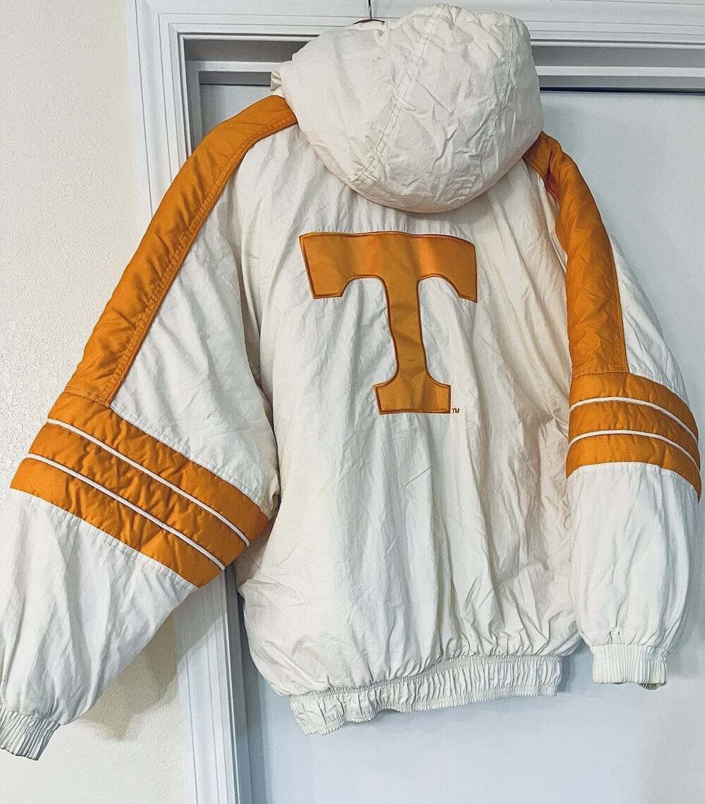 Vintage Tennessee Volunteers Vols Thick Puffer Starter Jacket Large Y2K *READ*